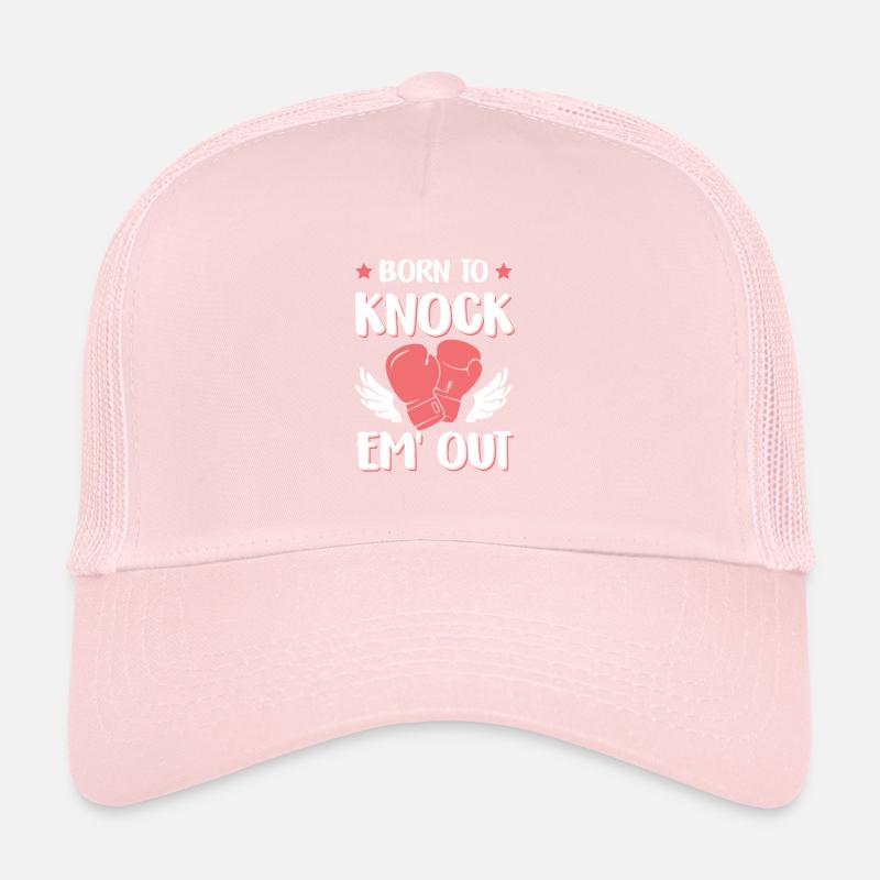 Knock Out Boxing Gloves Trucker Cap