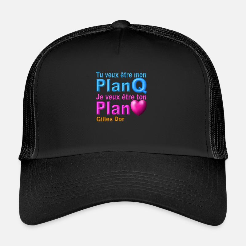 Je veux etre ton plan coeur disign Casquette trucker 