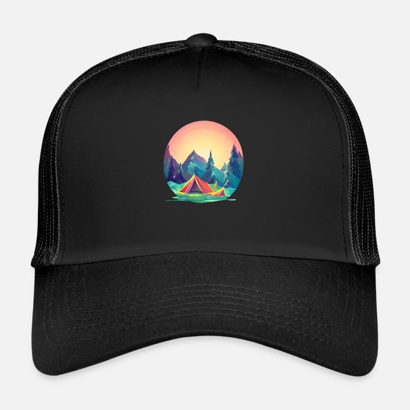 Camping Tentes cadeaux Camping-car Caravan Camp Casquette trucker 