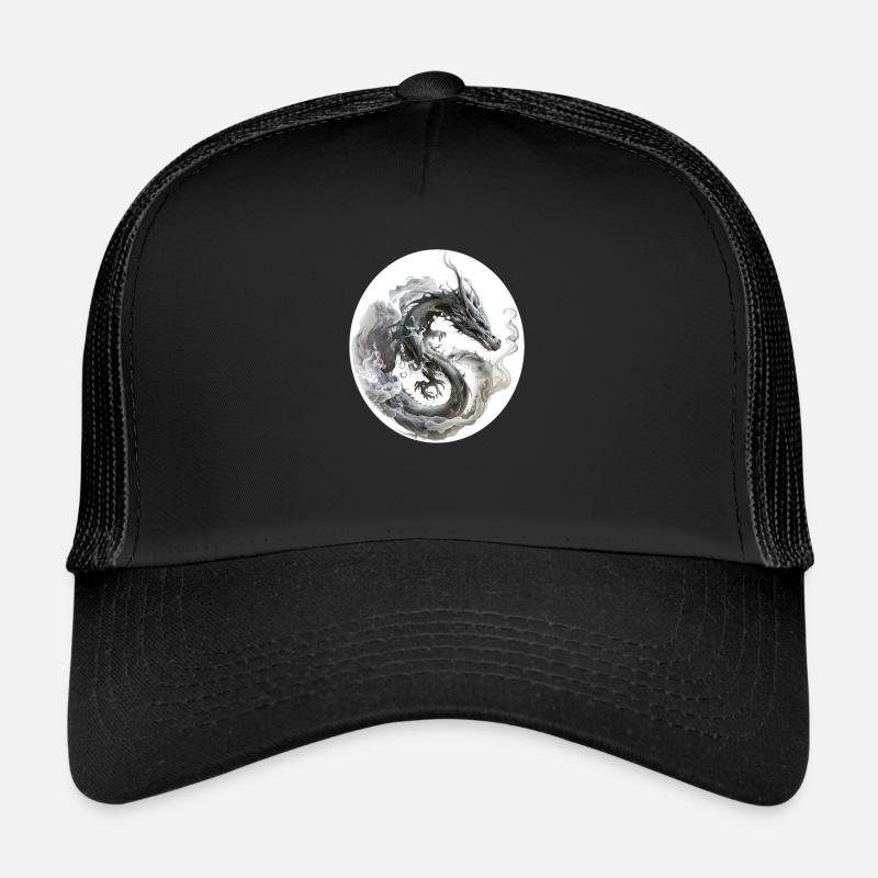 Smoke dragon Trucker Cap