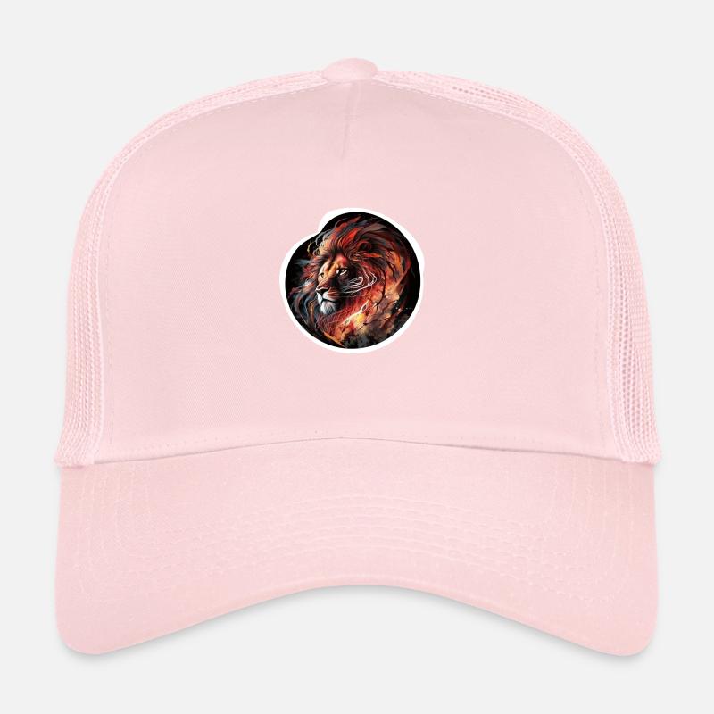 Lion Fire Palette Trucker Cap