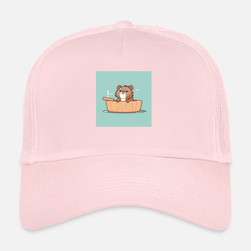 Süßer Biber in der Badewanne Trucker Cap