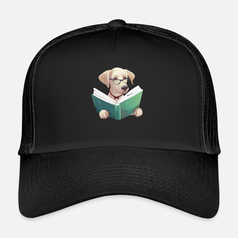 Hunde Bücher Labrador Buch Hund Lesen Hundehalter Trucker Cap