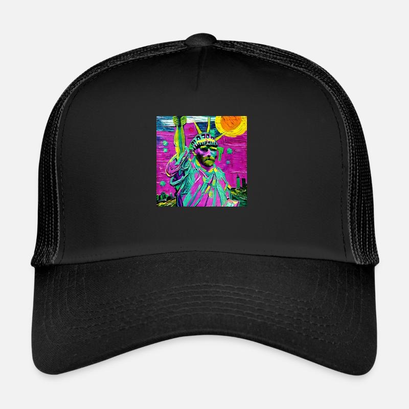 Van Gogh Freiheitsstatue Trucker Cap