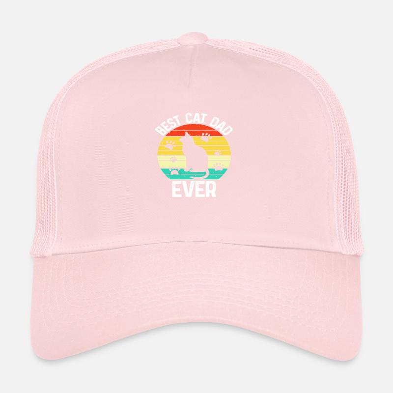 Best Cat Dad Ever Trucker Cap