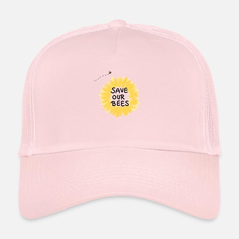 Save the bee flower Trucker Cap