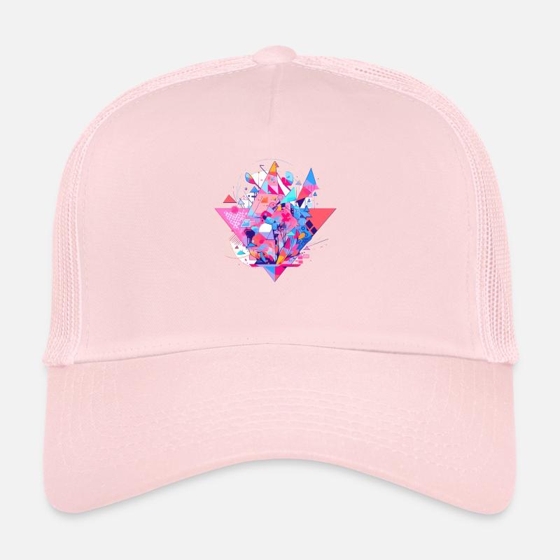 Abstract geometry Trucker Cap