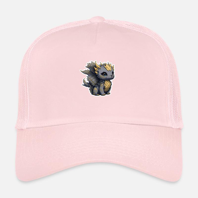 Mignon bébé dragon doré Casquette trucker 