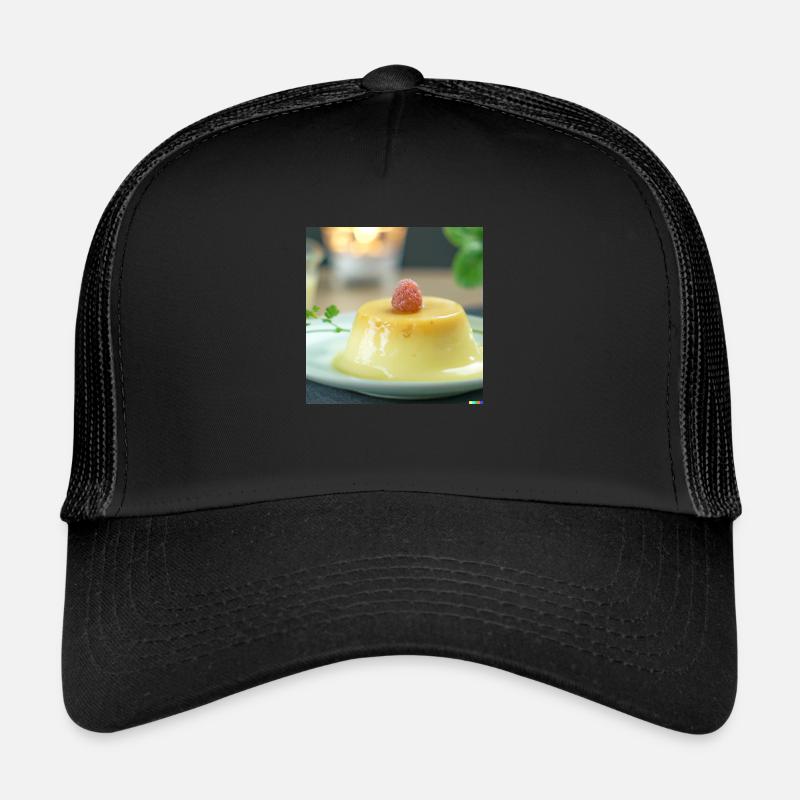 Crème pâtissière dans le pudding Casquette trucker 