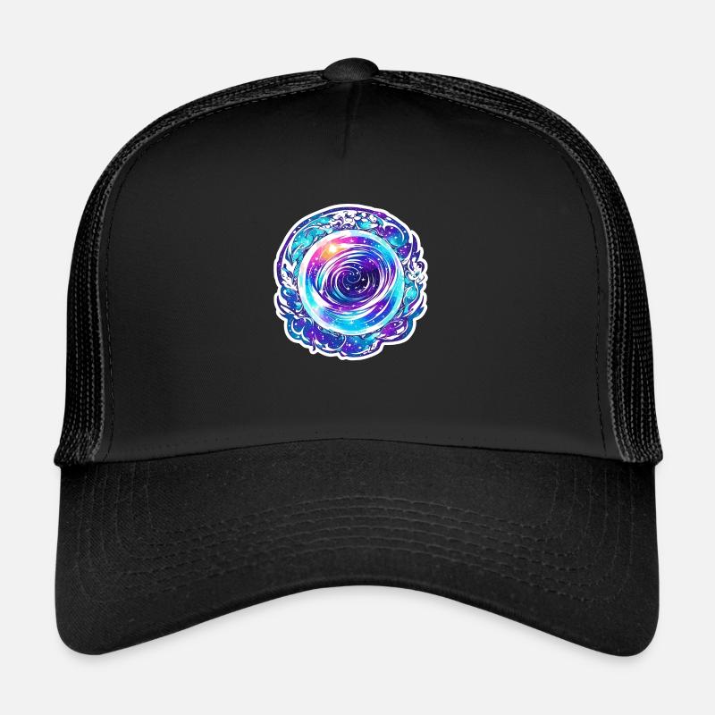 Raumfahrt - Trucker Cap - Schwarz/Schwarz