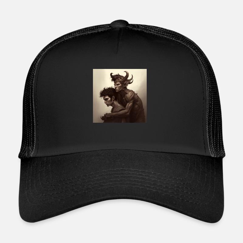 Vom Teufel besessen - Trucker Cap - Schwarz/Schwarz