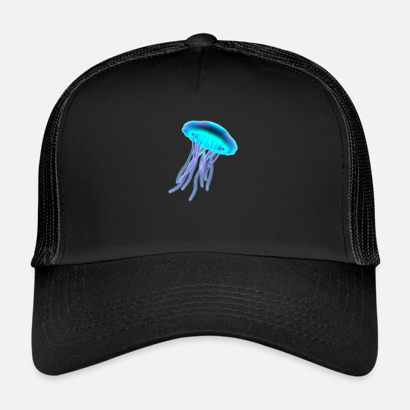 3D Méduses Méduses Créatures Marines Cadeau Casquette trucker 