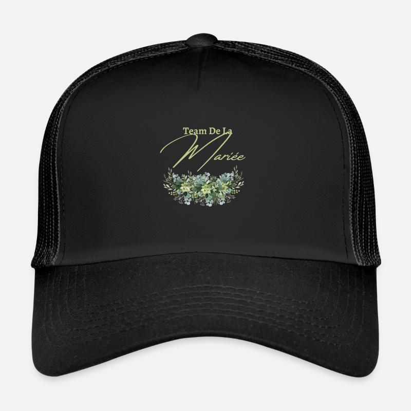 Team de la mariée floral Casquette trucker 