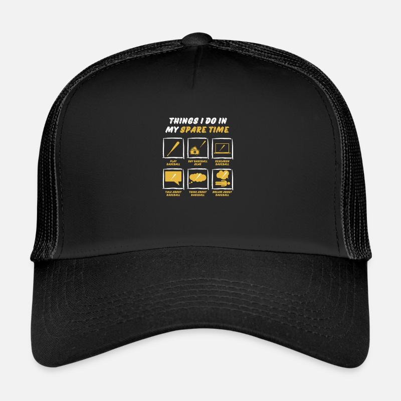 BASEBALL IN SPARE TIME Trucker Cap