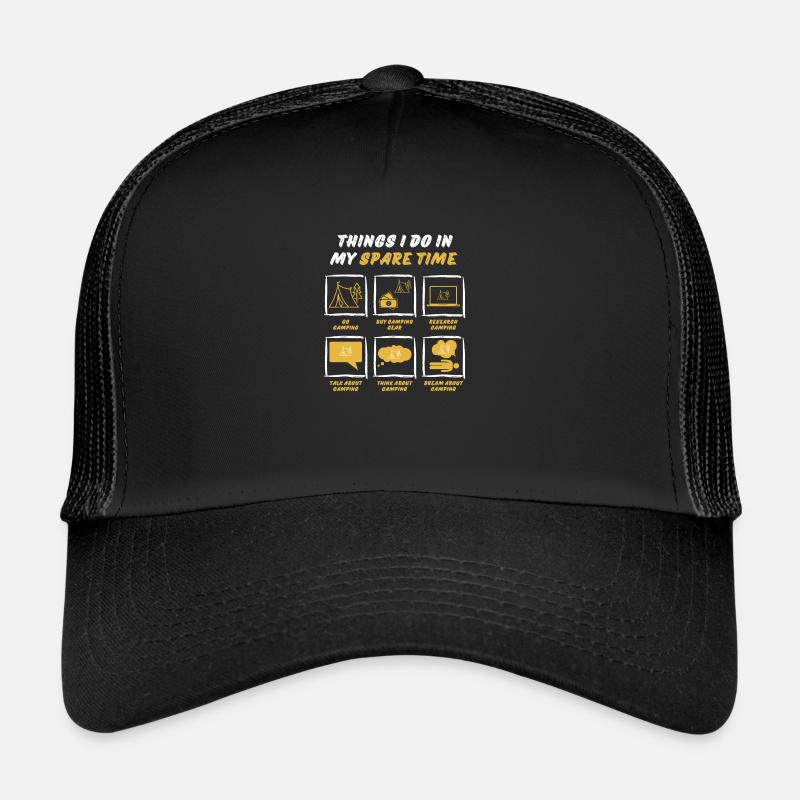 CAMP IN SPARE TIME Trucker Cap