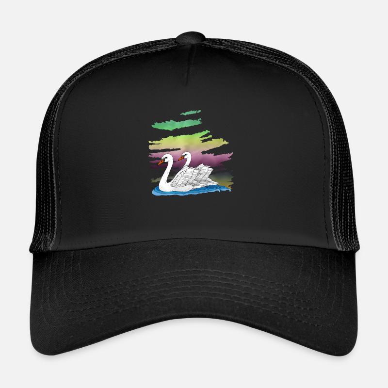 Weiße Vögel Trucker Cap