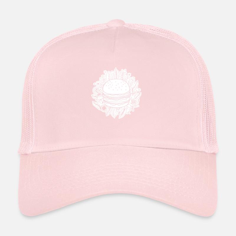 Hamburger Burger Fastfood Grillen Cheeseburger Trucker Cap