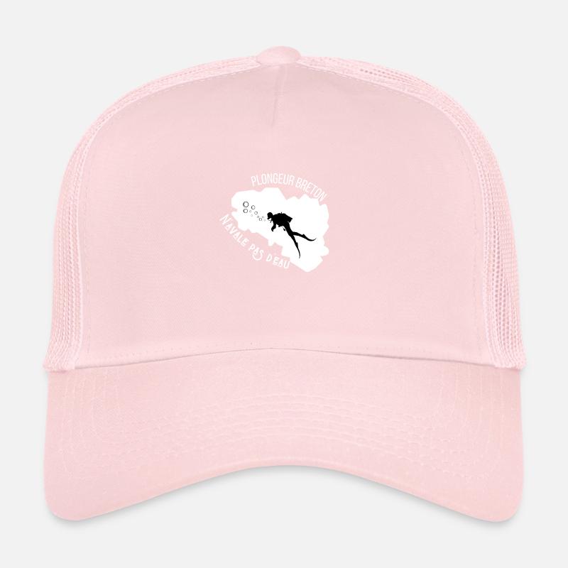 Plongeur breton n’avale pas d’eau Casquette trucker 
