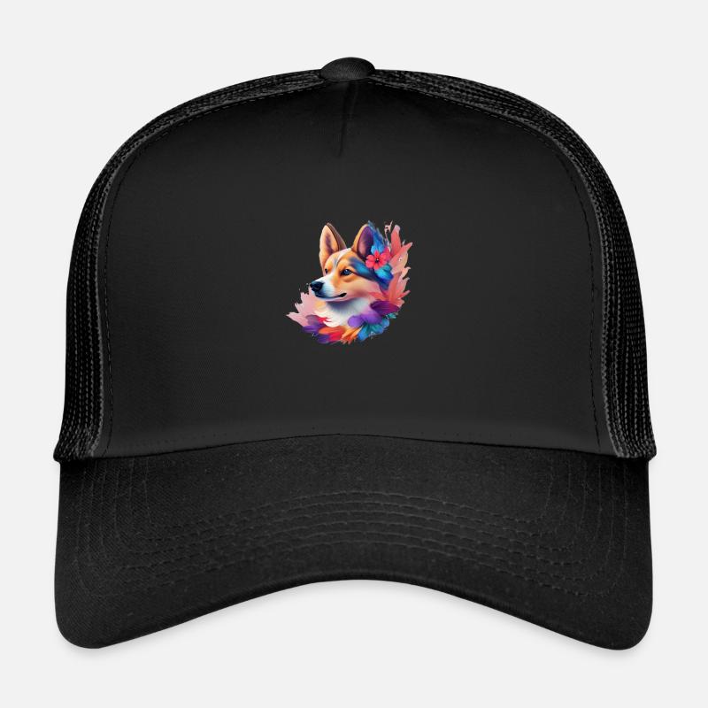 Portrait de chien Casquette trucker 