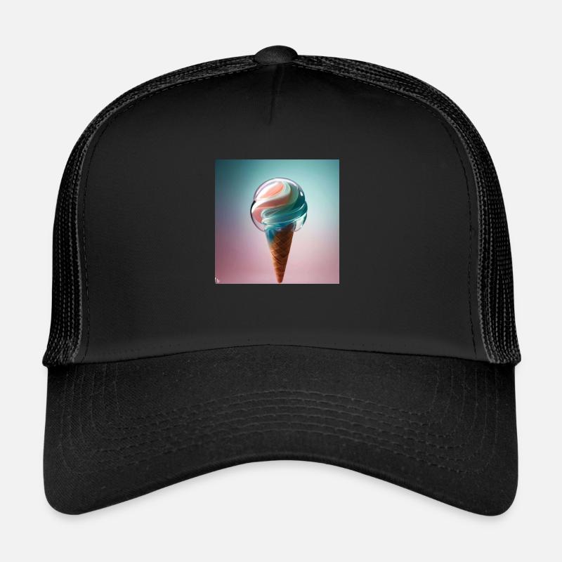 Écoulement de glace Casquette trucker 