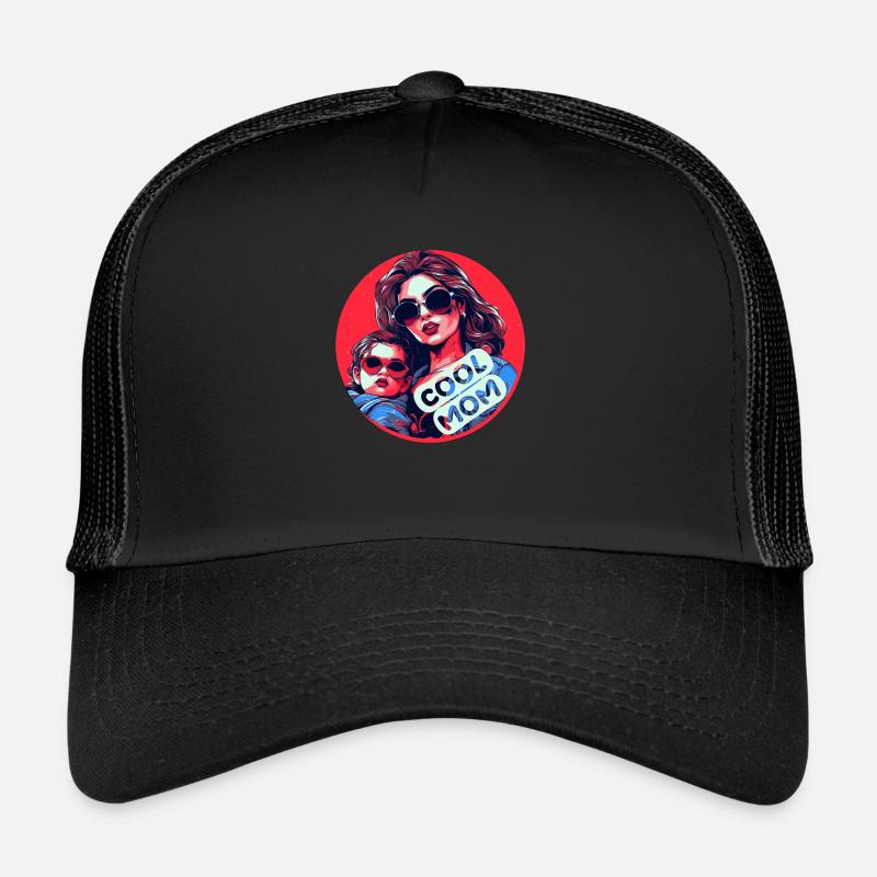 Cool Mom - Trucker Cap - black/black