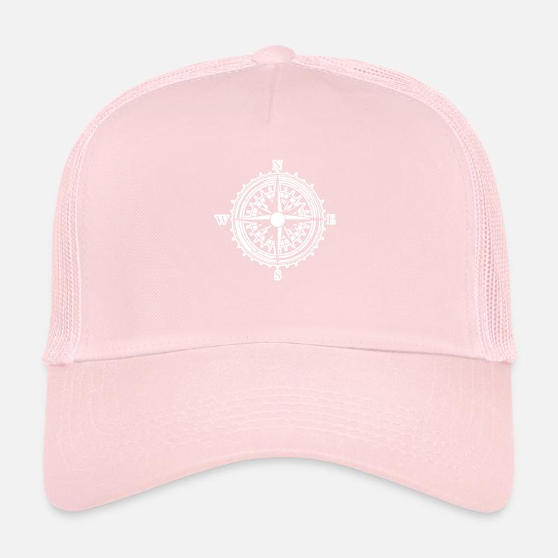 Kompass Nautik Segelboot Seefahrer Trucker Cap