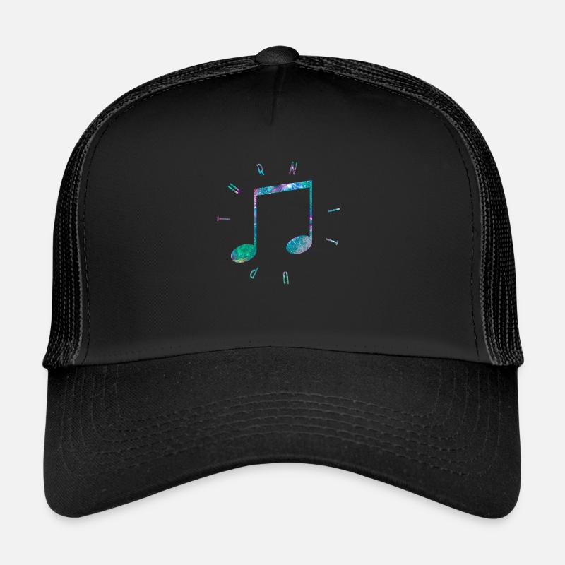 Turn it up - Trucker Cap - black/black