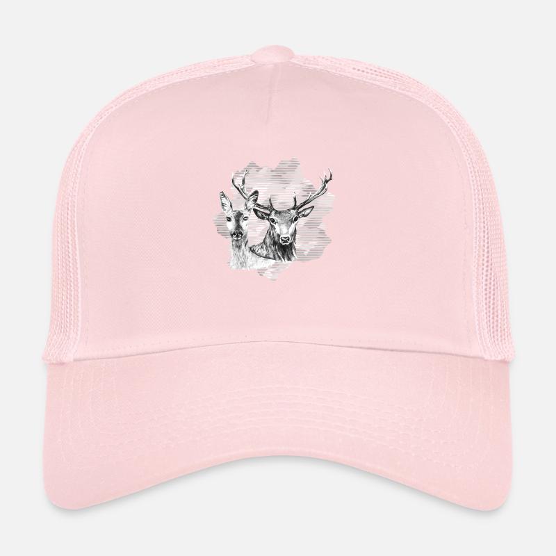 Cerfs et biche Casquette trucker 