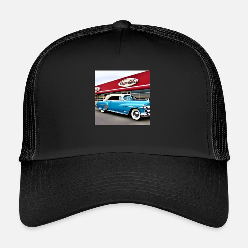 C07 - Trucker Cap - Schwarz/Schwarz