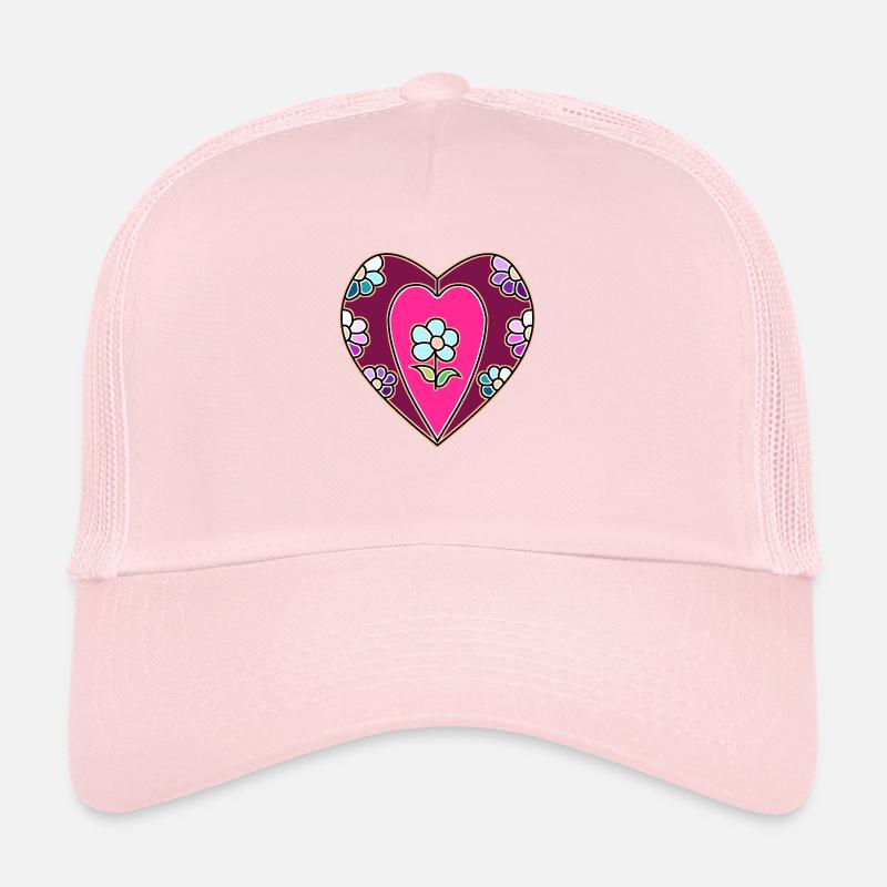 Cœur Casquette trucker 