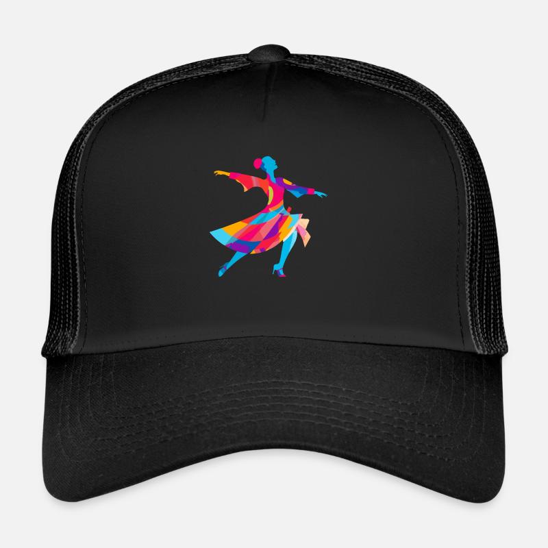 La danseuse colorée Casquette trucker 