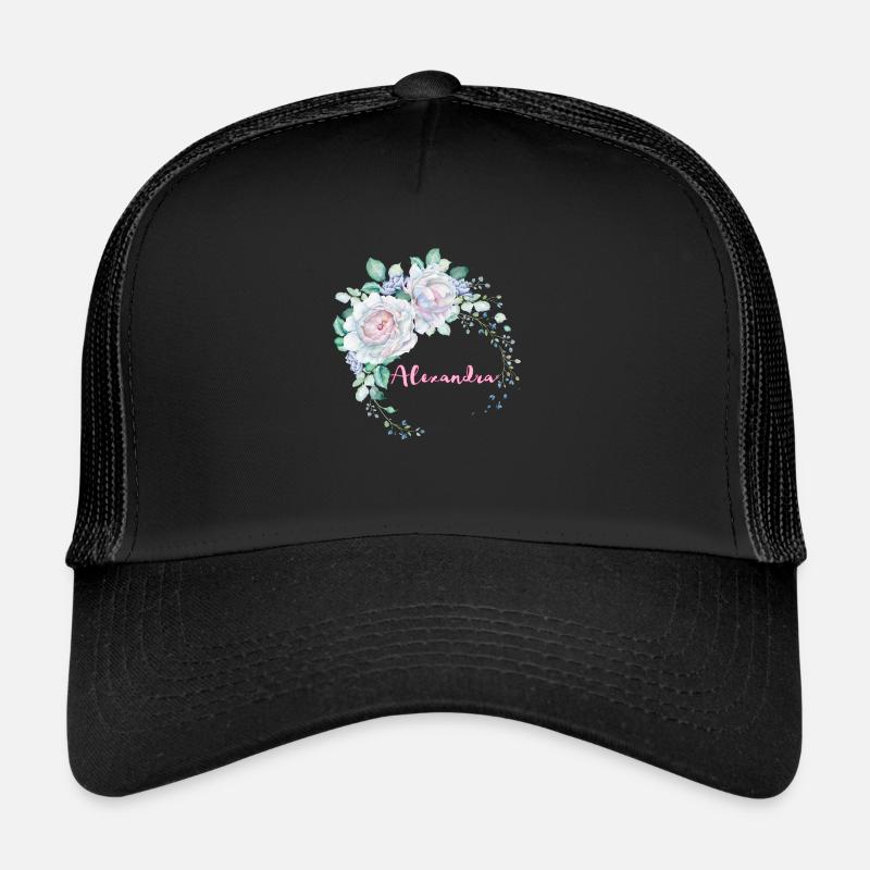 Für Alexandra - Trucker Cap - Schwarz/Schwarz