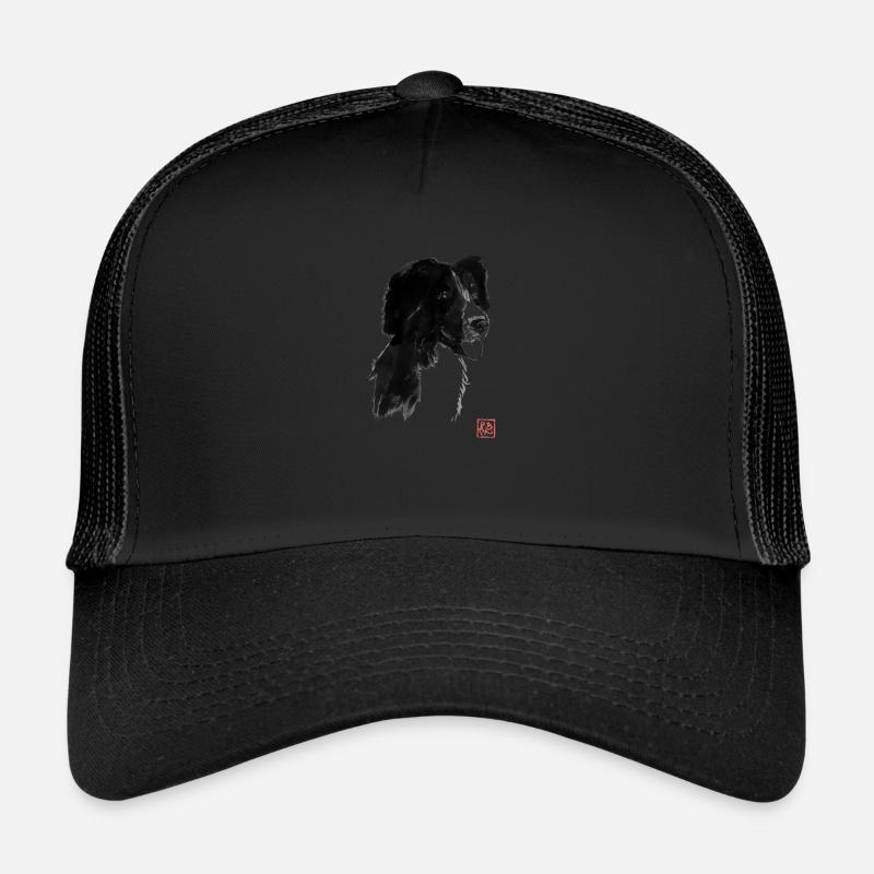 Schwarzer Hund Trucker Cap