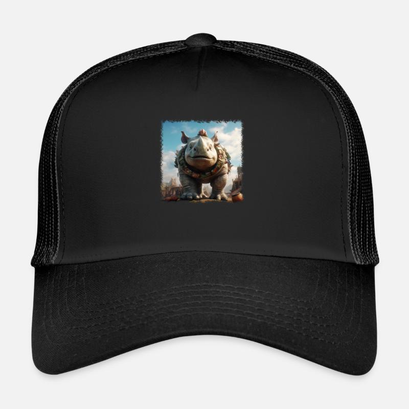 Cooles Nashorn Trucker Cap