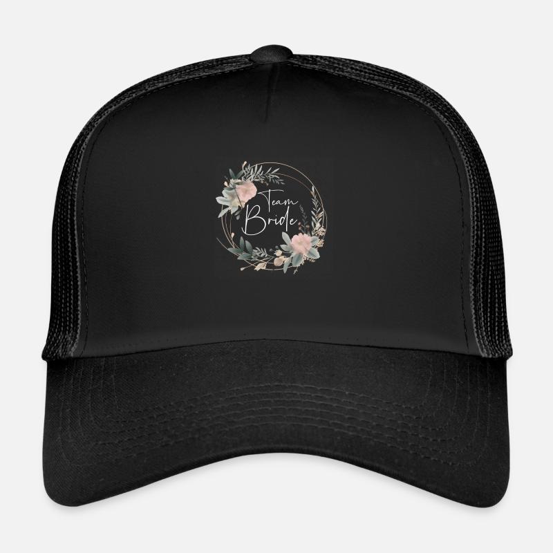 Team Bride - Trucker Cap - Schwarz/Schwarz