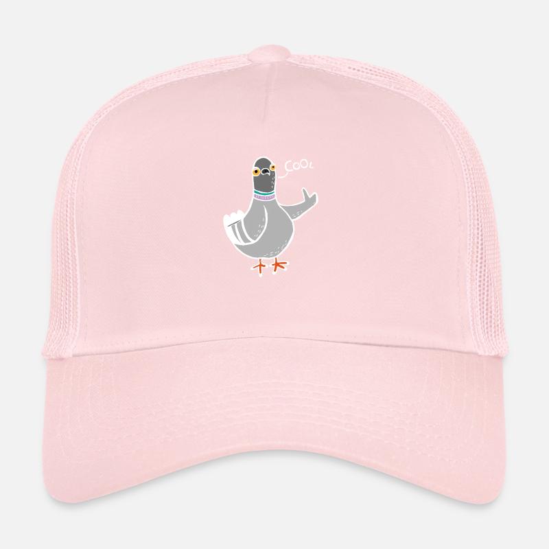 Coo / Cool Pigeon (Blanc) Casquette trucker 