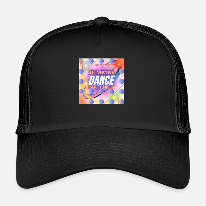 Danse d’été - Casquette trucker  - noir/noir