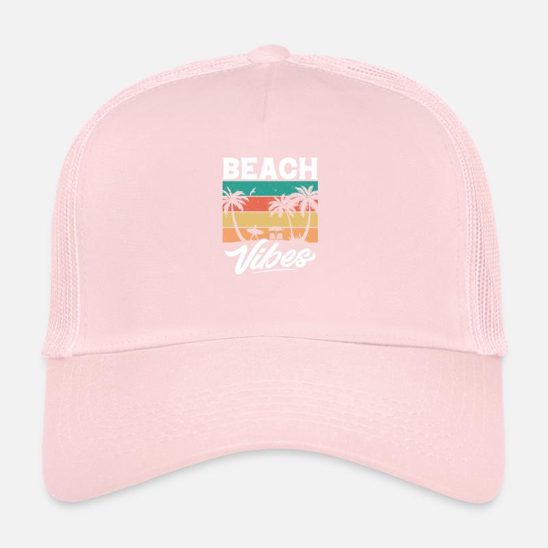 Vibrations de la plage Casquette trucker 