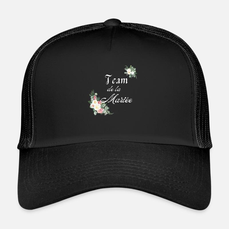team de la Mariée Casquette trucker 