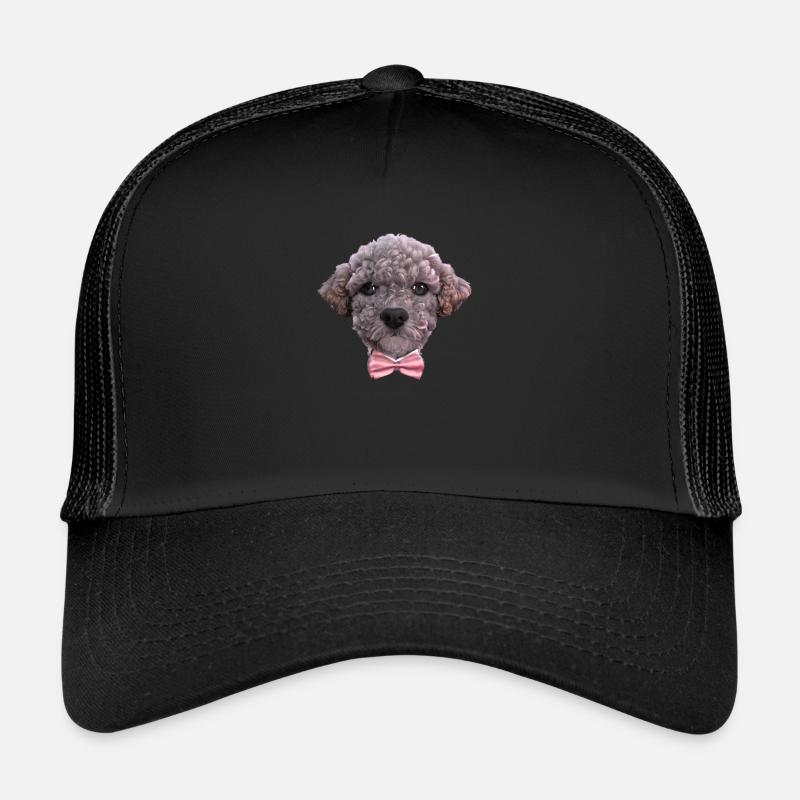 chiot caniche chien propriétaire caniche chiot chien amour Casquette trucker 