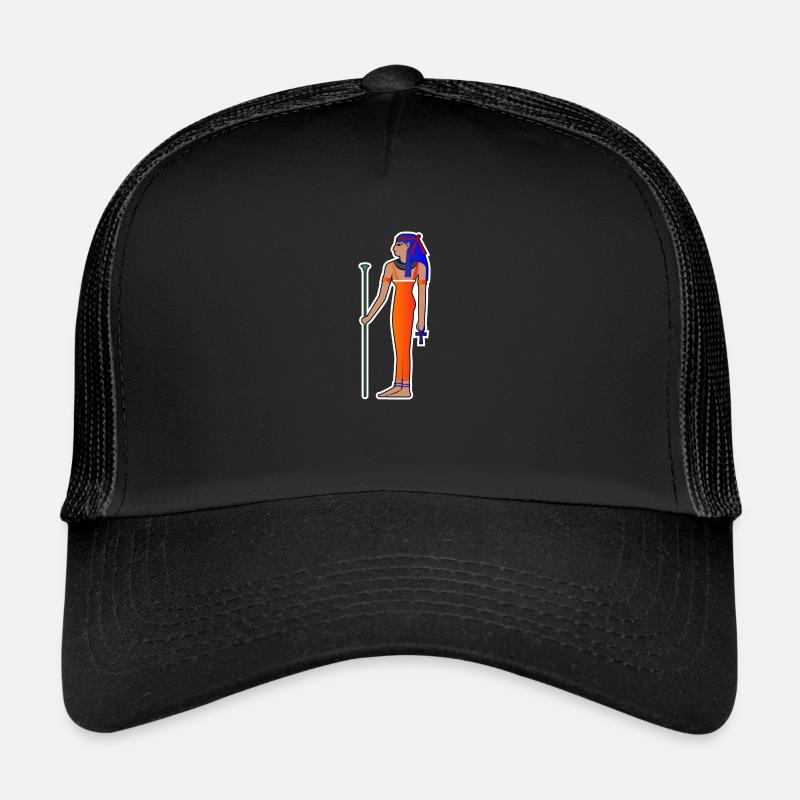 Déesse égyptienne Isis Cadeau égyptien ancien Casquette trucker 