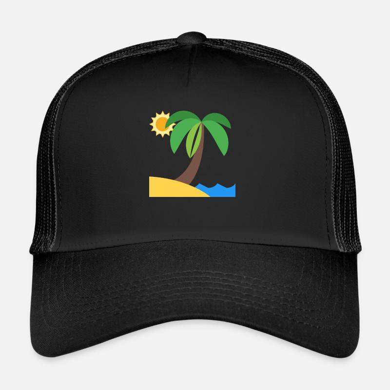 Île ensoleillée Casquette trucker 