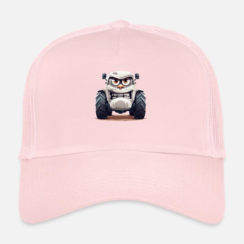 Fun on the farm with the funny tractor Trucker Cap