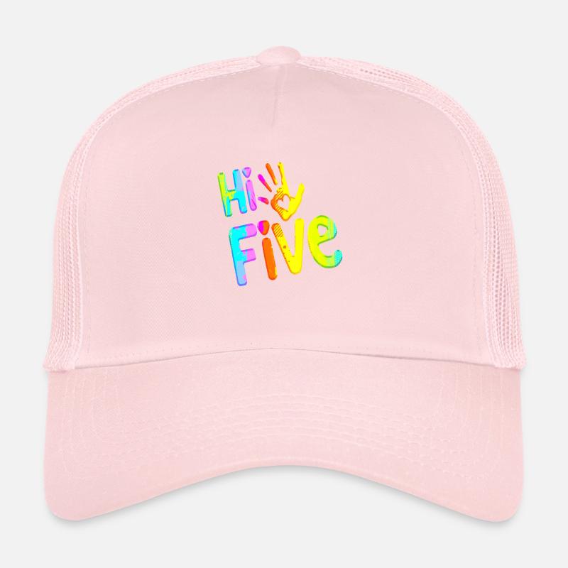 High Five Stil Cool Hand Witz Spruch Hit Trend Trucker Cap