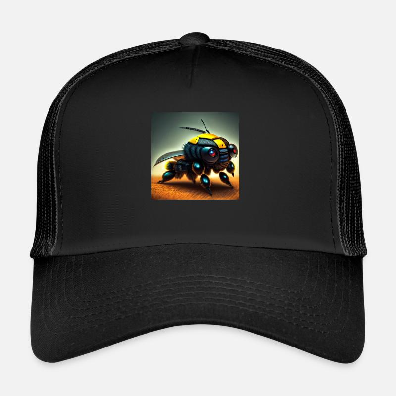 Bionische Hummel - Trucker Cap - Schwarz/Schwarz