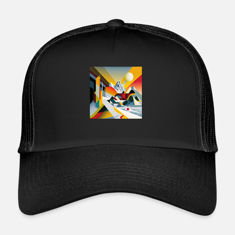The Bauhaus Legacy - Trucker Cap - Schwarz/Schwarz