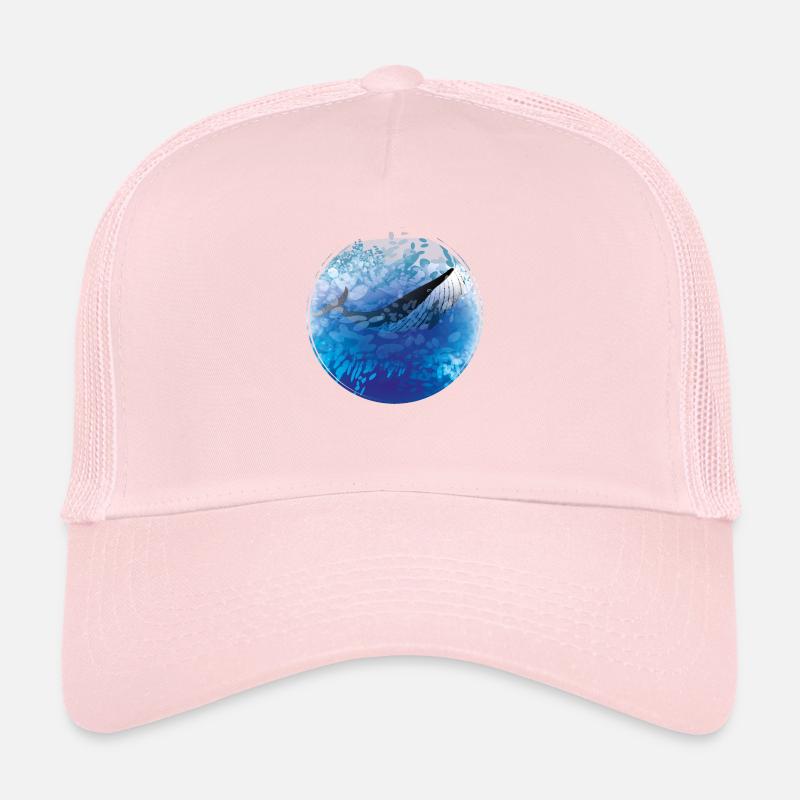 Blue whale Trucker Cap
