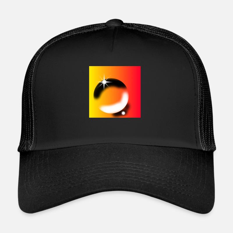Muster - Trucker Cap - Schwarz/Schwarz