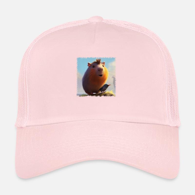 cute capybara Trucker Cap