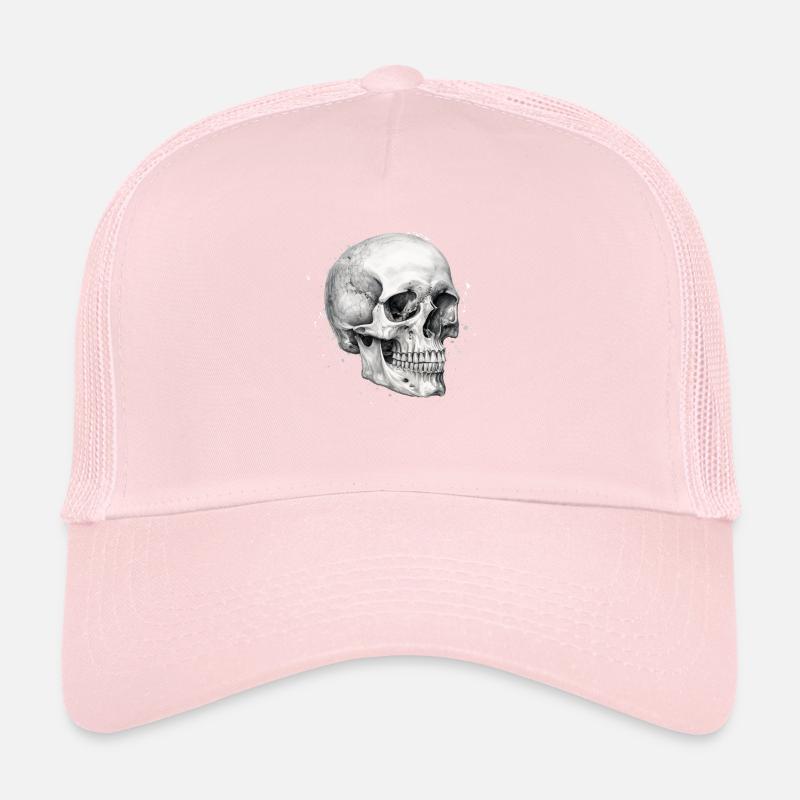 Pencil skull Trucker Cap